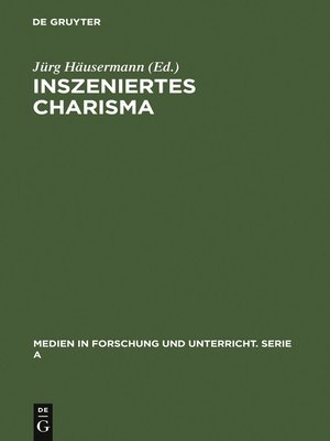 cover image of Inszeniertes Charisma